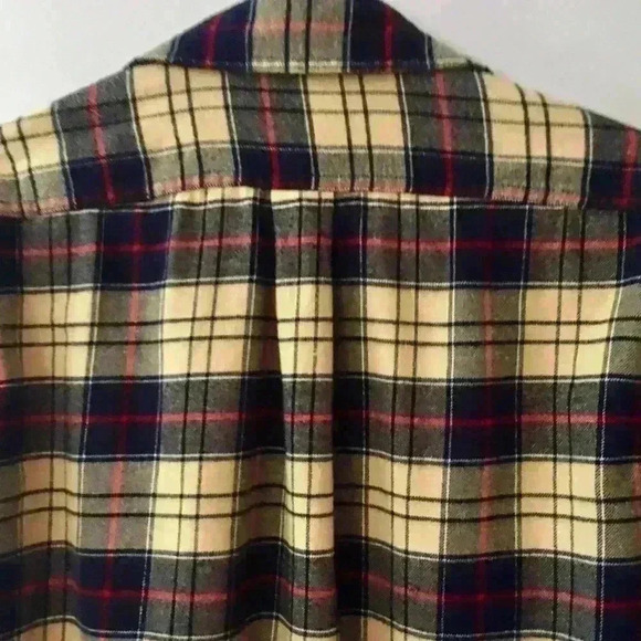 Merona Flannel Shirt Plaid Size Large - Picture 3 of 6